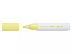 Popisovač akrylový Pilot PINTOR hrot M pastelově žlutý