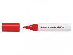 Popisovač akrylový Pilot PINTOR hrot M červený