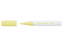 Popisovač akrylový Pilot PINTOR hrot EF pastelově žlutý