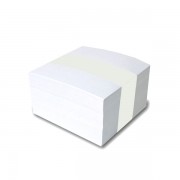Špalíček nelepený 8,5x8,5x4cm bílý
