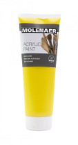 Akrylová barva MOLENAER 250 ml žlutá 