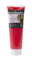 Akrylová barva MOLENAER 250 ml cihlově červená