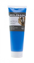Akrylová barva MOLENAER 250 ml modrá