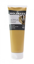 Akrylová barva MOLENAER 250 ml okrová