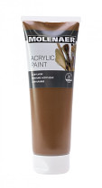 Akrylová barva MOLENAER 250 ml hnědá