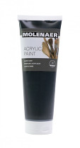 Akrylová barva MOLENAER 250 ml černá