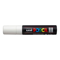 Popisovač akrylový POSCA PC -17K rovný hrot extra široký bílý 1