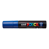 Popisovač akrylový POSCA PC -17K rovný hrot extra široký modrý 33