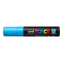 Popisovač akrylový POSCA PC -17K rovný hrot extra široký světle modrý 8