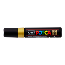 Popisovač akrylový POSCA PC -17K rovný hrot extra široký zlatý 25