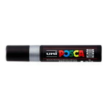 Popisovač akrylový POSCA PC -17K rovný hrot extra široký stříbrný 26