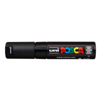 Popisovač akrylový POSCA PC-8K hrot klínový široký černý 24