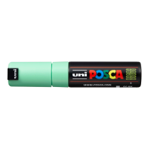 Popisovač akrylový POSCA PC-8K hrot klínový široký světle zelený 5