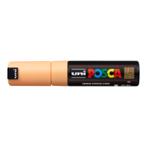 Popisovač akrylový POSCA PC-8K hrot klínový široký světle oranžový 54