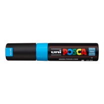 Popisovač akrylový POSCA PC-8K hrot klínový široký tyrkysový 71