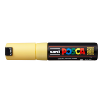 Popisovač akrylový POSCA PC-8K hrot klínový široký slámový 73
