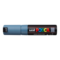 Popisovač akrylový POSCA PC-8K hrot klínový široký břidlicově šedý 61