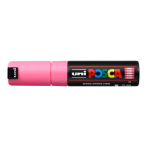 Popisovač akrylový POSCA PC-8K hrot klínový široký růžový 13