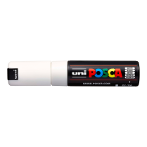 Popisovač akrylový POSCA PC-7M hrot kulatý silný bílý 1