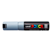 Popisovač akrylový POSCA PC-7M hrot kulatý silný šedý 37