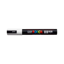 Popisovač akrylový POSCA PC-5M hrot kulatý střední bílý 1