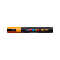 Popisovač akrylový POSCA PC-5M hrot kulatý střední jasně žlutý 3
