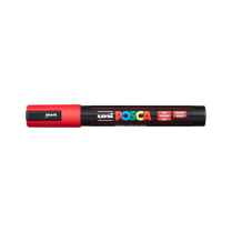 Popisovač akrylový POSCA PC-5M hrot kulatý střední červený 15