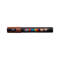 Popisovač akrylový POSCA PC-5M hrot kulatý střední hnědý 21