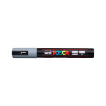Popisovač akrylový POSCA PC-5M hrot kulatý střední šedý 37