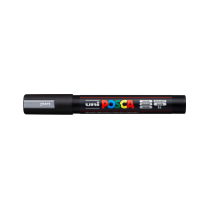 Popisovač akrylový POSCA PC-5M hrot kulatý střední stříbrný 26