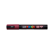Popisovač akrylový POSCA PC-5M hrot kulatý střední bordó 60