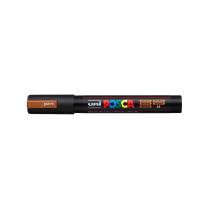 Popisovač akrylový POSCA PC-5M hrot kulatý střední bronzový 42