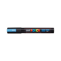 Popisovač akrylový POSCA PC-5M hrot kulatý střední metalicky modrý M33