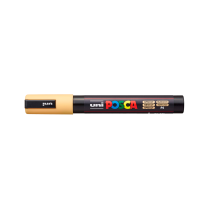 Popisovač akrylový POSCA PC-5M hrot kulatý střední meruňkový P4