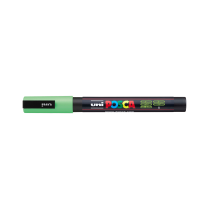 Popisovač akrylový POSCA PC-3M hrot tenký světle zelený 5