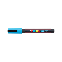 Popisovač akrylový POSCA PC-3M hrot tenký světle modrý 8