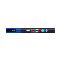 Popisovač akrylový POSCA PC-3M hrot tenký modrý 33