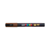 Popisovač akrylový POSCA PC-3M hrot tenký hnědý 21