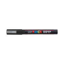 Popisovač akrylový POSCA PC-3M hrot tenký stříbrný 26