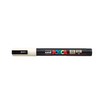 Popisovač akrylový POSCA PC-3M hrot tenký smetanový 46