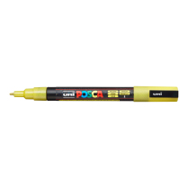 Popisovač akrylový POSCA PC-3M hrot tenký žlutý se třpytkami L2