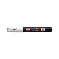 Popisovač akrylový POSCA PC-1M hrot extra tenký  bílý 1