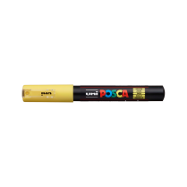 Popisovač akrylový POSCA PC-1M hrot extra tenký  žlutý 2