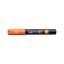 Popisovač akrylový POSCA PC-1M hrot extra tenký oranžový 4