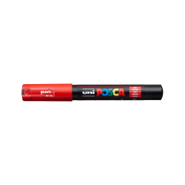 Popisovač akrylový POSCA PC-1M hrot extra tenký červený 15