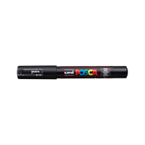Popisovač akrylový POSCA PC-1M hrot extra tenký černý 24