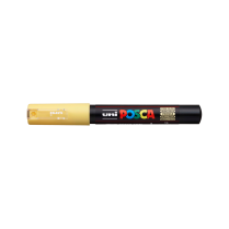 Popisovač akrylový POSCA PC-1M hrot extra tenký slámový 73