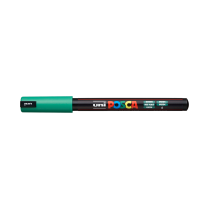 Popisovač akrylový POSCA PC-1MR hrot ultra tenký zelený 6