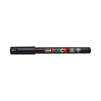 Popisovač akrylový POSCA PC-1MR hrot ultra tenký černý 24
