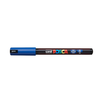 Popisovač akrylový POSCA PC-1MR hrot ultra tenký modrý 33